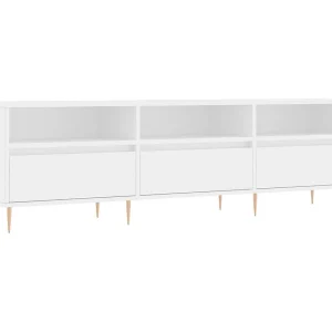 Galax Tv-meubel 150x30x44,5 cm bewerkt hout wit Galax Tv-meubel 150x30x44,5 cm bewerkt hout wit
