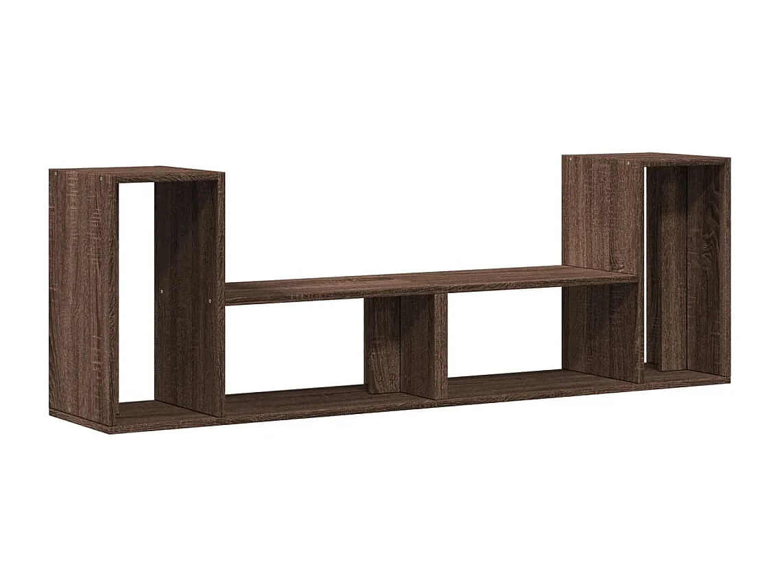 Dunmore Tv-meubelen 2 st 75x30x50 cm bewerkt hout bruin eikenkleurig