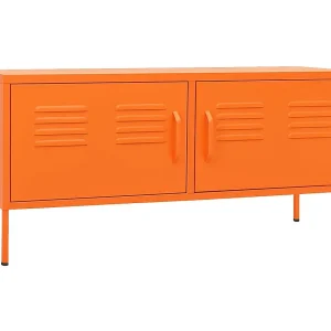 Drøbak  Tv-meubel 105x35x50 cm staal oranje