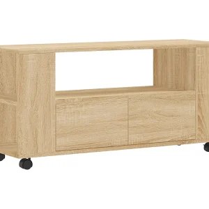 Elli Tv-meubel 102×34,5×43 cm bewerkt hout sonoma eikenkleurig Elli Tv-meubel 102×34,5×43 cm bewerkt hout sonoma eikenkleurig