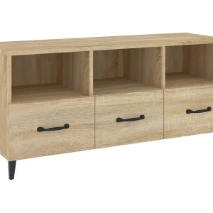 Firuz Tv-meubel 102x35x50 cm bewerkt hout sonoma eikenkleurig Firuz Tv-meubel 102x35x50 cm bewerkt hout sonoma eikenkleurig