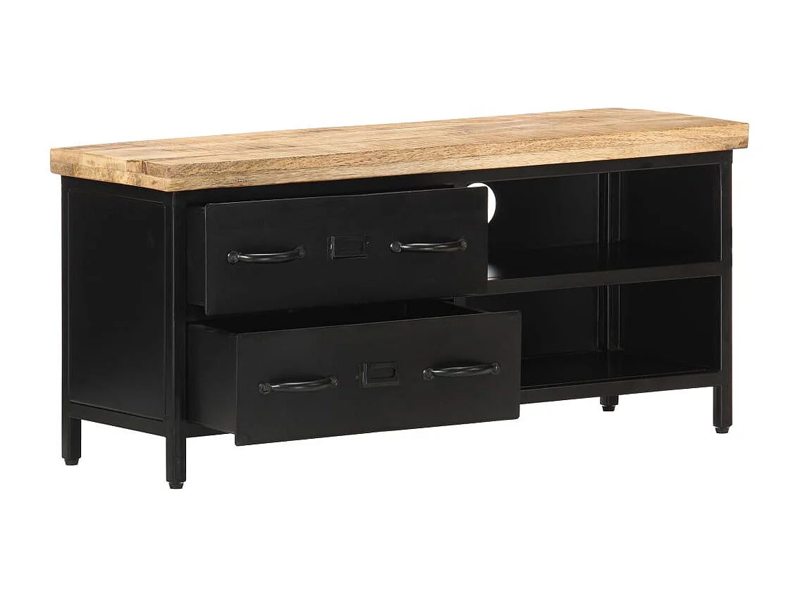 Garden Furniture - Tv-meubel 90x30x41 cm ruw mangohout