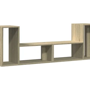 Dunmore Tv-meubelen 2 st 75x30x50 cm bewerkt hout sonoma eikenkleurig Dunmore Tv-meubelen 2 st 75x30x50 cm bewerkt hout sonoma eikenkleurig