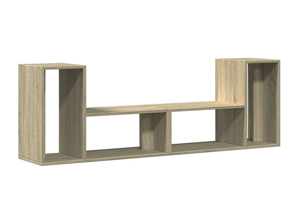 Dunmore Tv-meubelen 2 st 75x30x50 cm bewerkt hout sonoma eikenkleurig