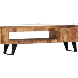 Garden Furniture – Tv meubel 140x30x40 massief acaciahout Garden Furniture – Tv meubel 140x30x40 massief acaciahout
