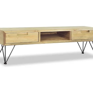 Garden Furniture –  Tv-meubel 120x35x35 cm massief teakhout