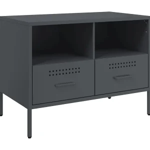 Dundrum Tv-meubel 68x39x50,5 cm staal antracietkleurig Dundrum Tv-meubel 68x39x50,5 cm staal antracietkleurig
