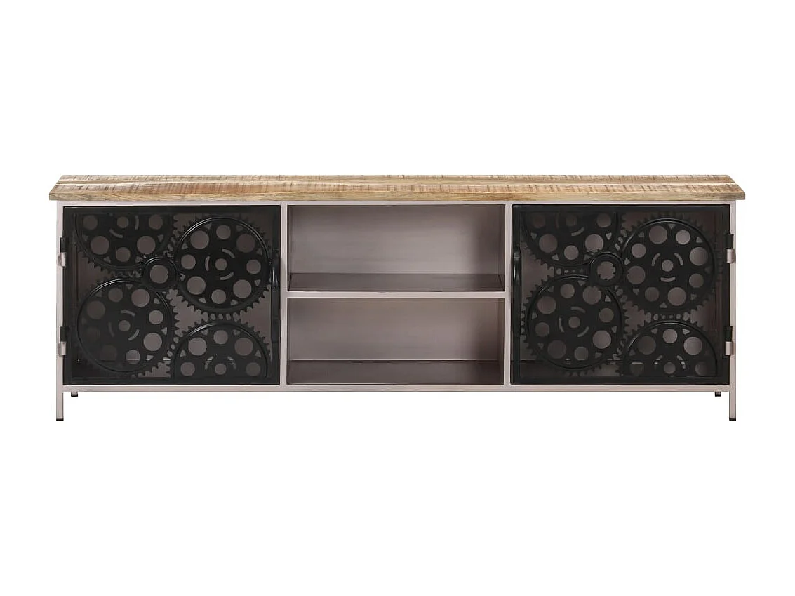 Garden Furniture - Tv-meubel 120x30x40 cm ruw mangohout