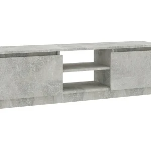 Gene Scott Tv-meubel 120x30x35,5 cm bewerkt hout betongrijs Gene Scott Tv-meubel 120x30x35,5 cm bewerkt hout betongrijs