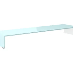 Fall River  TV-meubel/monitorverhoger 110x30x13 cm glas groen