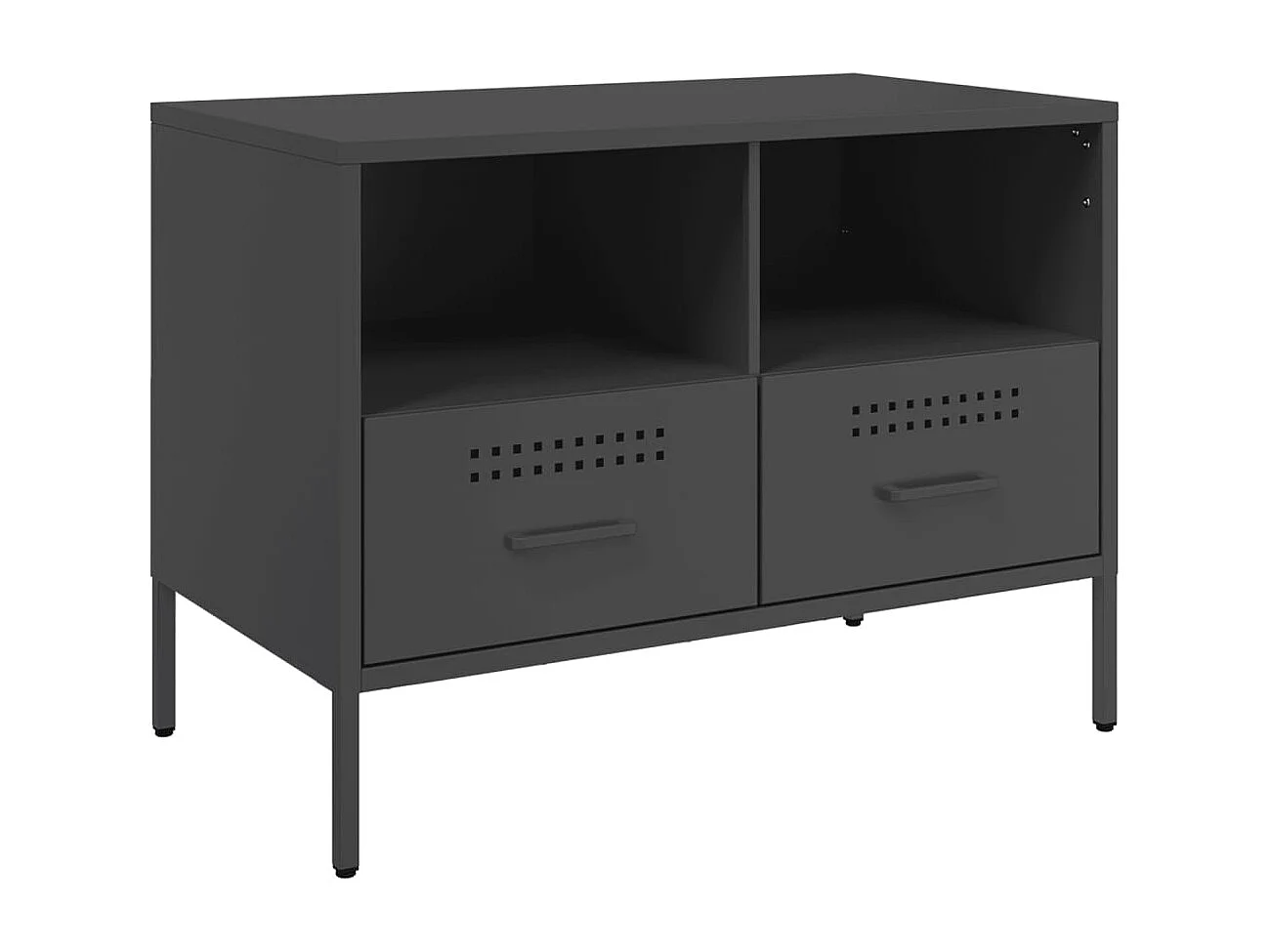 Dundrum Tv-meubel 68x39x50,5 cm staal zwart