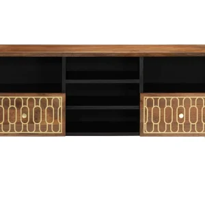 Garden Furniture – Tv-meubel 100x33x46 cm massief mangohout Garden Furniture – Tv-meubel 100x33x46 cm massief mangohout