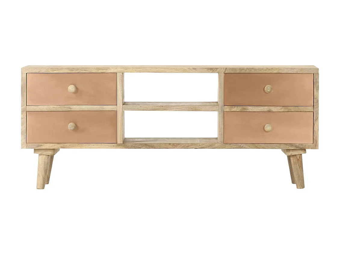 Garden Furniture - Tv-meubel 110x30x45 cm massief mangohout