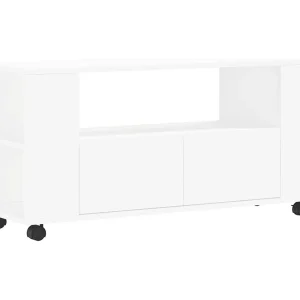 Elli Tv-meubel 102×34,5×43 cm bewerkt hout wit Elli Tv-meubel 102×34,5×43 cm bewerkt hout wit