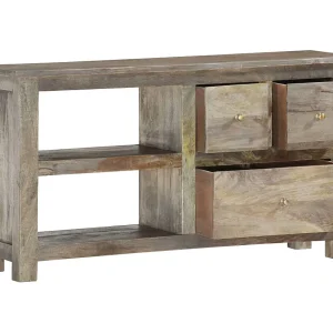Garden Furniture – Tv-meubel 100x30x55 cm massief mangohout Garden Furniture – Tv-meubel 100x30x55 cm massief mangohout