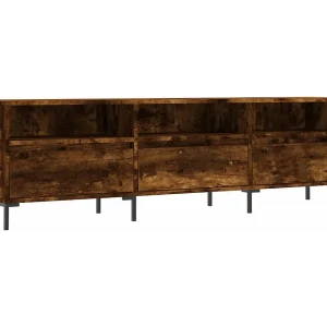 Fem Tv-meubel 150x30x44,5 cm bewerkt hout gerookt eikenkleurig Fem Tv-meubel 150x30x44,5 cm bewerkt hout gerookt eikenkleurig