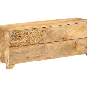 Garden Furniture –  Tv-meubel 110x30x40 cm massief mangohout