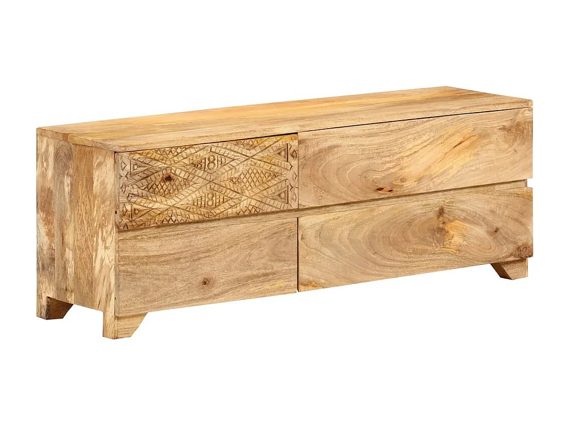 Garden Furniture - Tv-meubel 110x30x40 cm massief mangohout