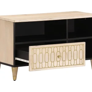 Garden Furniture – Tv-meubel 80x33x46 cm massief mangohout Garden Furniture – Tv-meubel 80x33x46 cm massief mangohout