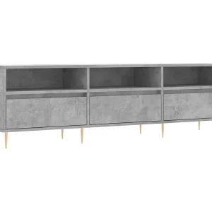 Galax Tv-meubel 150x30x44,5 cm bewerkt hout betongrijs Galax Tv-meubel 150x30x44,5 cm bewerkt hout betongrijs