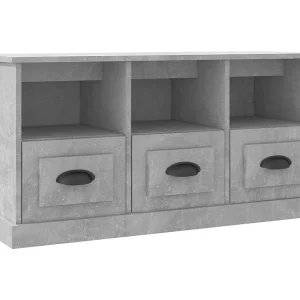 Galynra Tv-meubel 100x35x50 cm bewerkt hout betongrijs Galynra Tv-meubel 100x35x50 cm bewerkt hout betongrijs