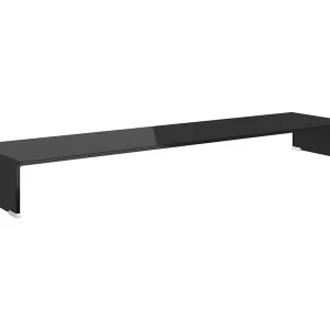 Fall River TV-meubel/monitorverhoger zwart 120x30x13 cm glas Fall River TV-meubel/monitorverhoger zwart 120x30x13 cm glas