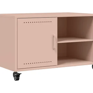 Ellijay Tv-meubel 68x39x43,5 cm staal roze Ellijay Tv-meubel 68x39x43,5 cm staal roze