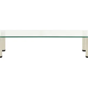 Élie Tv-meubel 80x35x17 cm gehard glas transparant Élie Tv-meubel 80x35x17 cm gehard glas transparant