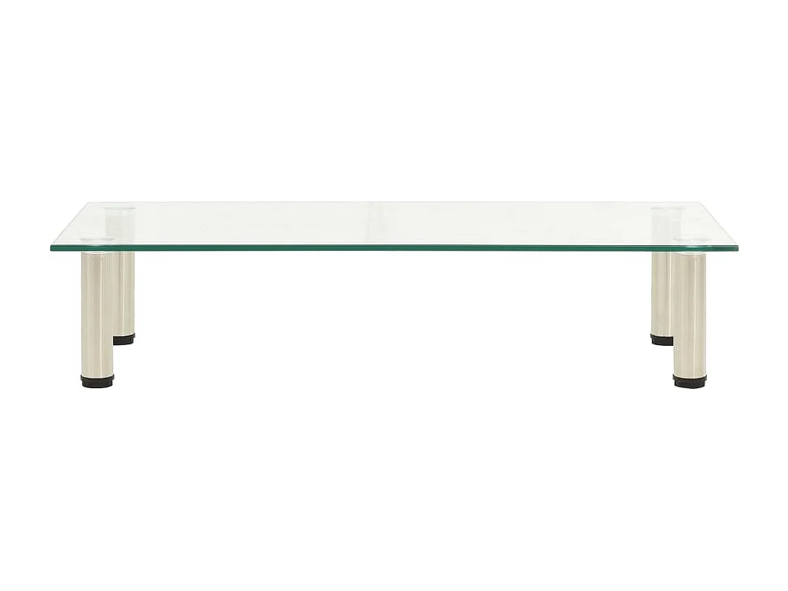 Élie Tv-meubel 80x35x17 cm gehard glas transparant