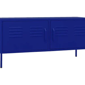 Drøbak  Tv-meubel 105x35x50 cm staal marineblauw