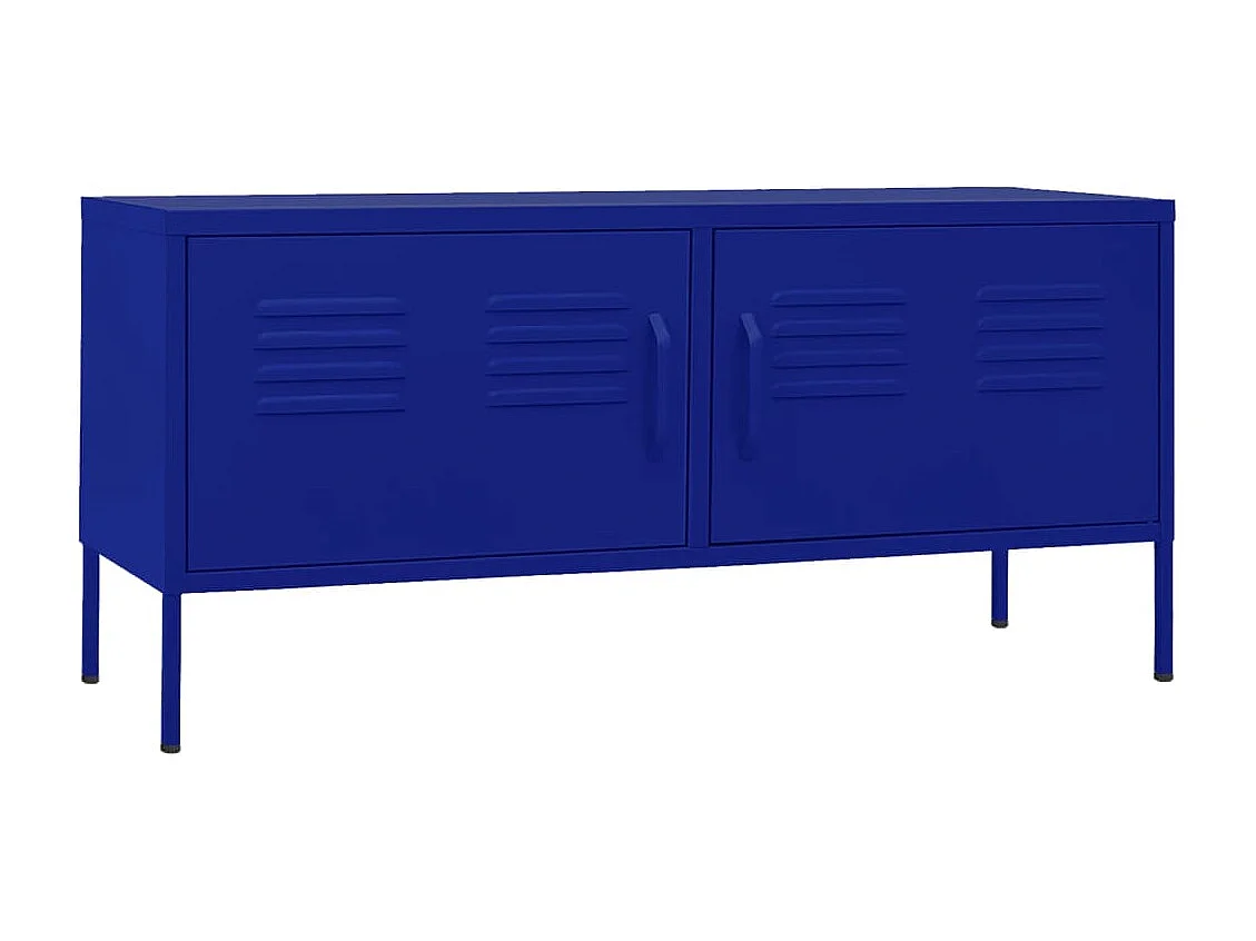 Drøbak Tv-meubel 105x35x50 cm staal marineblauw