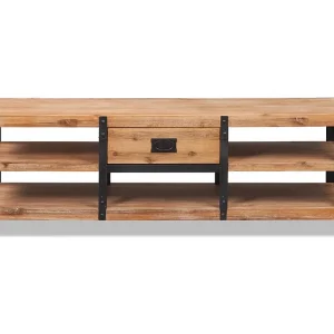 Garden Furniture – Tv-meubel 140x40x45 cm massief acaciahout Garden Furniture – Tv-meubel 140x40x45 cm massief acaciahout