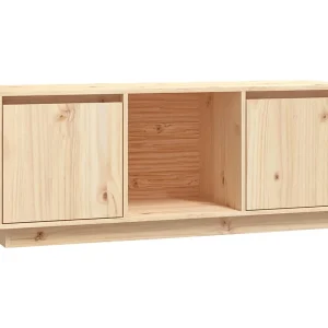 Eldir Tv-meubel 110,5x35x44 cm massief grenenhout Eldir Tv-meubel 110,5x35x44 cm massief grenenhout