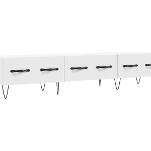 Eilve Tv-meubel 150x36x30 cm bewerkt hout wit Eilve Tv-meubel 150x36x30 cm bewerkt hout wit