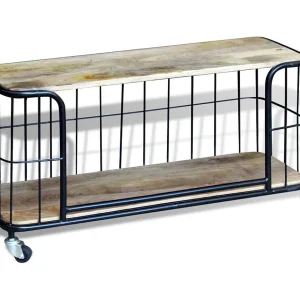 Garden Furniture –  Tv-meubel100x40x45 cm massief mangohout