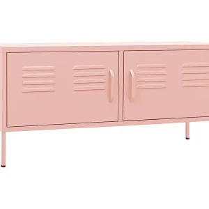 Drøbak Tv-meubel 105x35x50 cm staal roze Drøbak Tv-meubel 105x35x50 cm staal roze