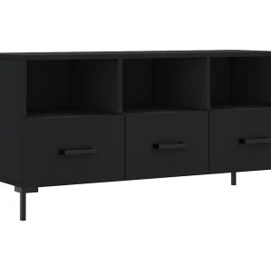 Évreux  Tv-meubel 102x36x50 cm bewerkt hout zwart