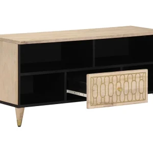 Garden Furniture – Tv-meubel 100x33x46 cm massief mangohout Garden Furniture – Tv-meubel 100x33x46 cm massief mangohout