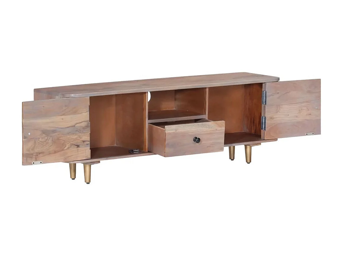 Garden Furniture - Tv-meubel 118x30x40 cm massief acaciahout