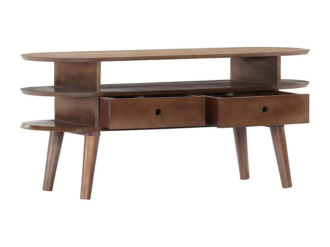 Garden Furniture - Tv-meubel 110x35x50 cm massief acaciahout
