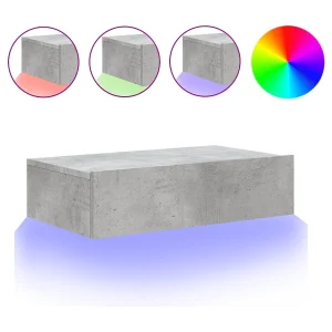 Felizia Tv-meubel met LED-verlichting 60x35x15,5 cm betongrijs Felizia Tv-meubel met LED-verlichting 60x35x15,5 cm betongrijs