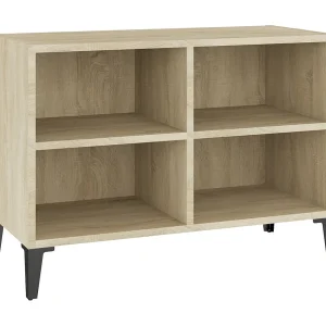Eadestown  Tv-meubel met metalen poten 69,5x30x50 cm sonoma eikenkleurig