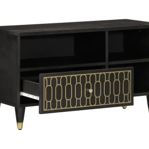 Garden Furniture – Tv-meubel 80x33x46 cm massief mangohout Garden Furniture – Tv-meubel 80x33x46 cm massief mangohout