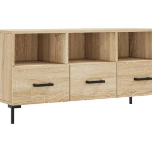 Évreux  Tv-meubel 102x36x50 cm bewerkt hout sonoma eikenkleurig