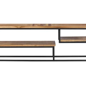 Garden Furniture –  Tv-meubel 110x30x39 cm massief gerecycled teakhout