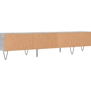 Eilve Tv-meubel 150x36x30 cm bewerkt hout betongrijs Eilve Tv-meubel 150x36x30 cm bewerkt hout betongrijs