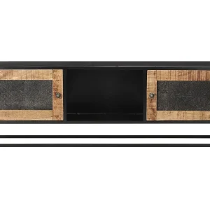 Eustis  Tv-meubel 120x30x40 cm ruw mangohout