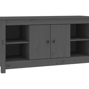 Forest City Tv-meubel 103×36,5×52 cm massief grenenhout grijs Forest City Tv-meubel 103×36,5×52 cm massief grenenhout grijs