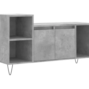 Erinor Tv-meubel 100x35x55 cm bewerkt hout betongrijs Erinor Tv-meubel 100x35x55 cm bewerkt hout betongrijs
