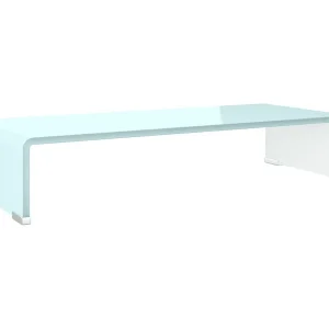 Fall River  TV-meubel/monitorverhoger 60x25x11 cm glas groen groen